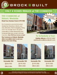 Final homes at The Commons 