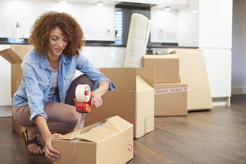 Having an ample supply of moving supplies makes it easier to pack items securely for your move. credit: 123rf com