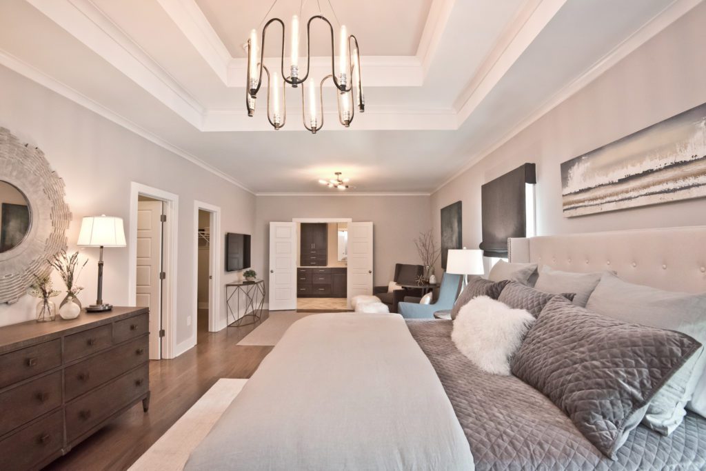 a master suite in a Brock Built home